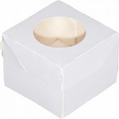 Коробка для капкейков ForGenika MUF 1 PRO, 1 ячейка, 10*10*10 см