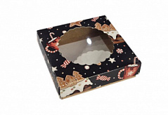 Коробка для печенья со съемной крышкой Пряники на 1 шт.